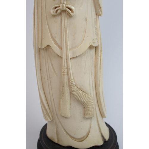 82 - A Chinese ivory figure of a lady