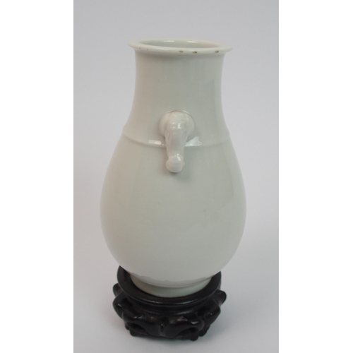 84 - A Chinese white ware baluster vase