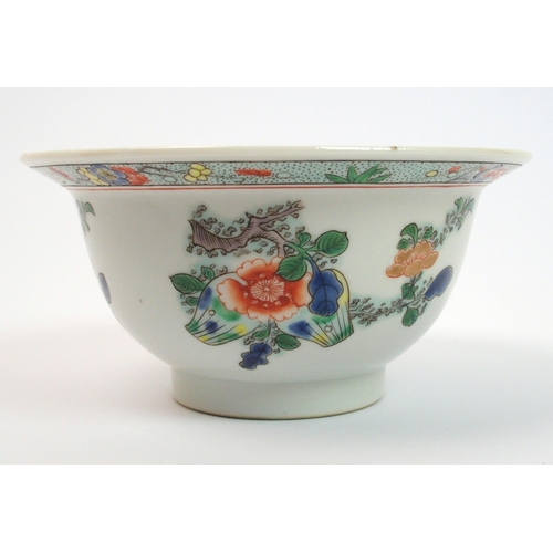 87 - A Chinese famille verte bowl