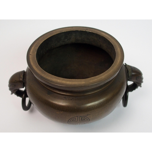 94 - A Japanese bronze censer