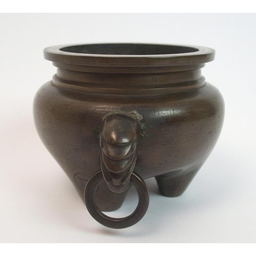 94 - A Japanese bronze censer