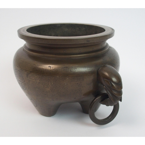 94 - A Japanese bronze censer