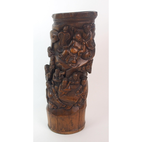 101 - A Chinese bamboo carving