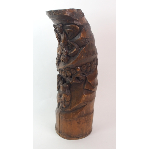 101 - A Chinese bamboo carving