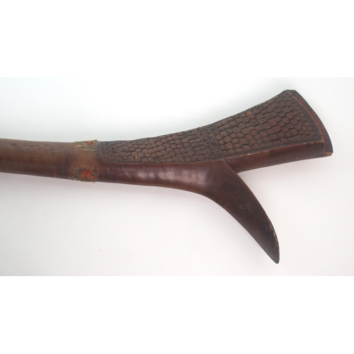 102 - A Fujian hardwood gunstock war club