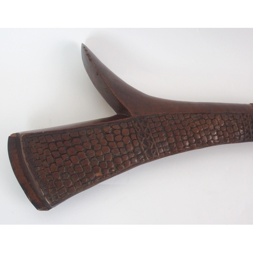 102 - A Fujian hardwood gunstock war club