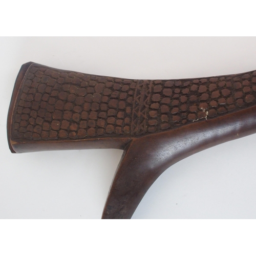 102 - A Fujian hardwood gunstock war club