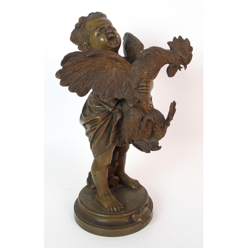 1068 - An Italian patinated bronze figure  after Adriano Cecioni (Italian  1838-1896)