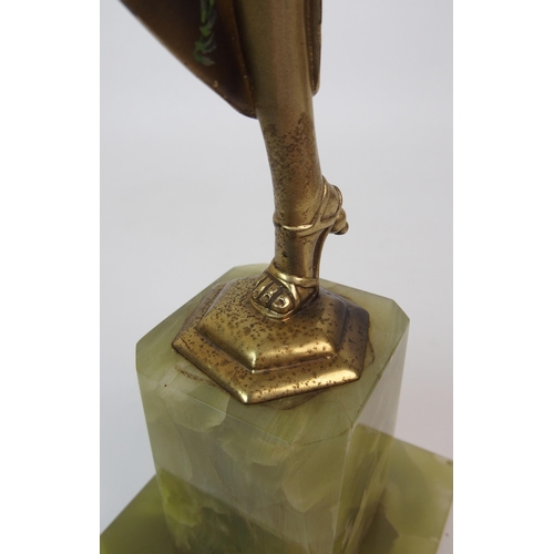 1084 - An Austrian Art Deco gilt bronze figure  attributed to Josef Lorenzl (Austrian  1892-1950)