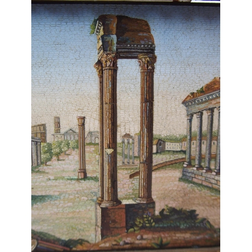 1091 - An Italian Grand Tour micro-mosaic plaque