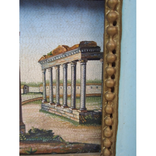 1091 - An Italian Grand Tour micro-mosaic plaque