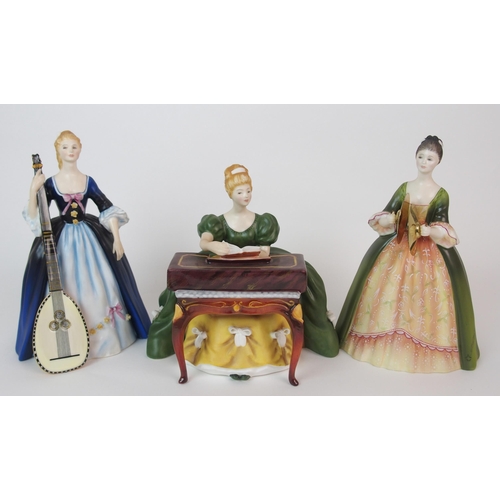 1106 - A group of twelve Royal Doulton Lady Musician figures