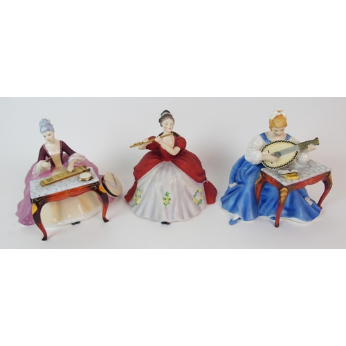 1106 - A group of twelve Royal Doulton Lady Musician figures