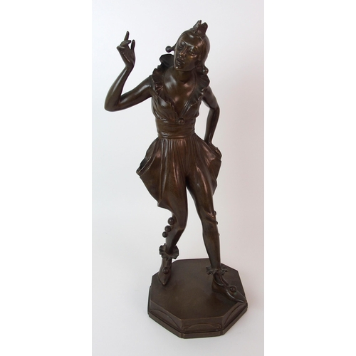 1112 - An Art Deco patinated bronze figure  John Beresford Walker (Scottish  1877-1948)