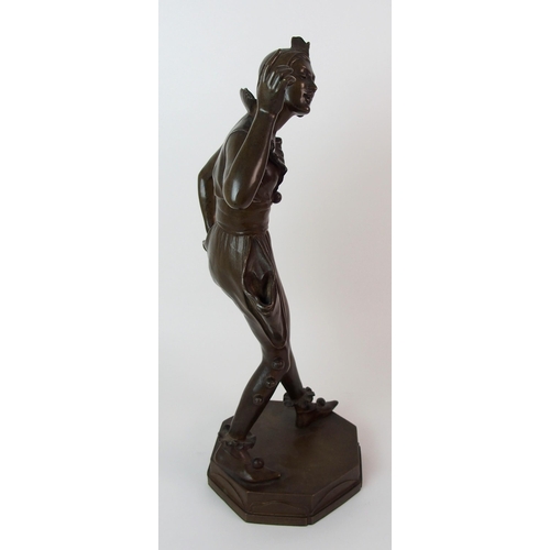 1112 - An Art Deco patinated bronze figure  John Beresford Walker (Scottish  1877-1948)