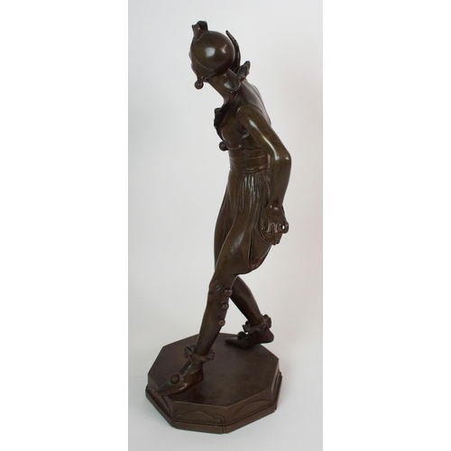 1112 - An Art Deco patinated bronze figure  John Beresford Walker (Scottish  1877-1948)