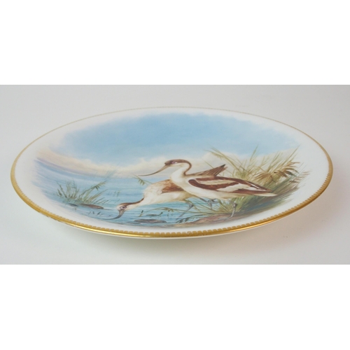 1117 - A Royal Worcester painted plate by James Bradley