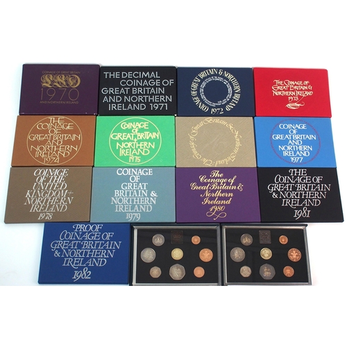 159 - Fifteen Elizabeth II proof sets