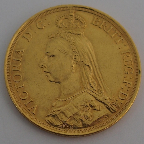 161 - 1887 Victoria �2 gold piece