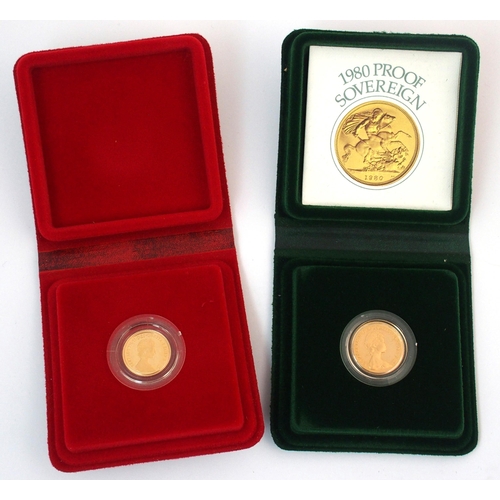 170 - 1980 Elizabeth II proof Sovereign