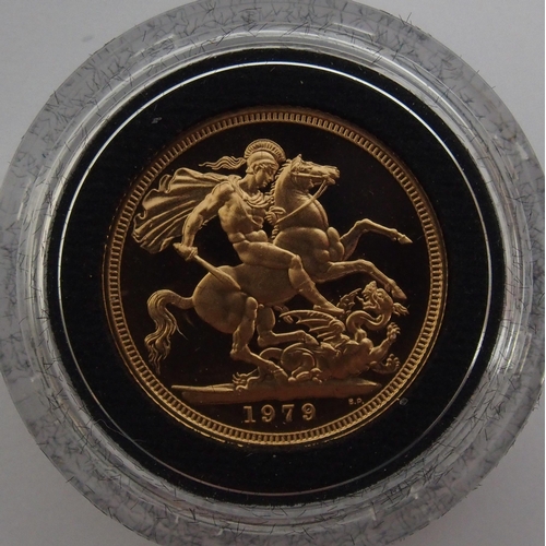 172A - Three Elizabeth II  Gold proof Sovereigns