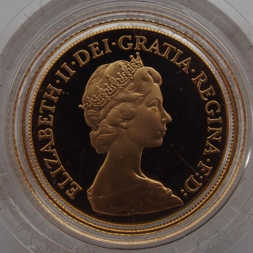 172A - Three Elizabeth II  Gold proof Sovereigns