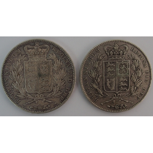 178 - 1844 Queen Victoria Crown  fine