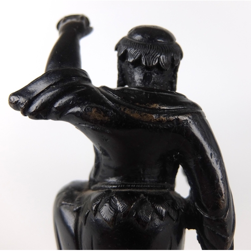 41 - A Chinese bronze figure of a man