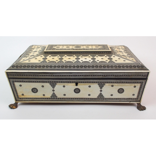 64 - A Vizagapatam ivory sewing box