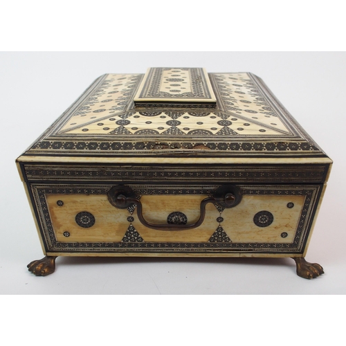 64 - A Vizagapatam ivory sewing box