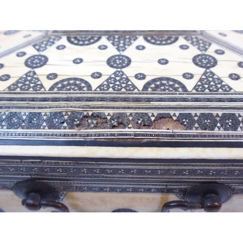 64 - A Vizagapatam ivory sewing box