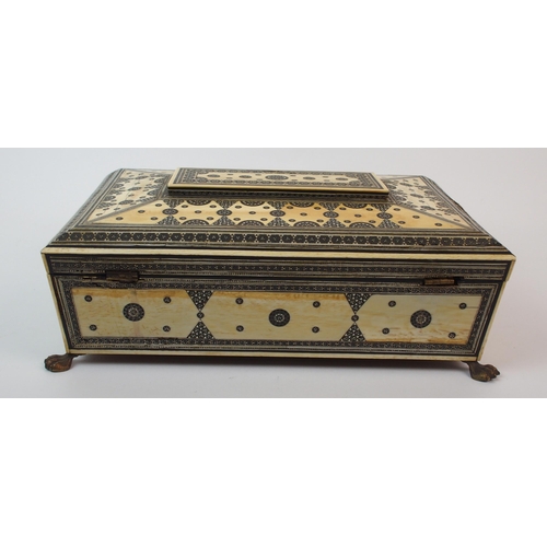 64 - A Vizagapatam ivory sewing box