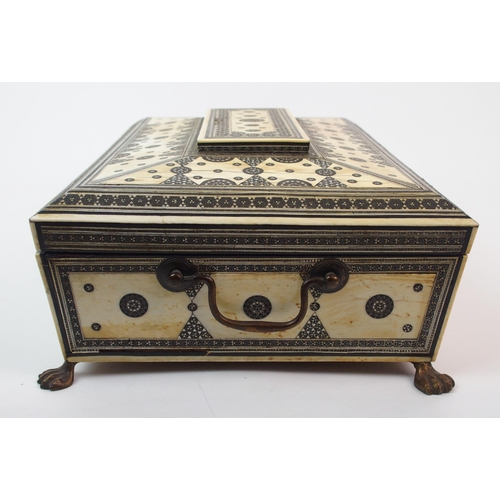 64 - A Vizagapatam ivory sewing box