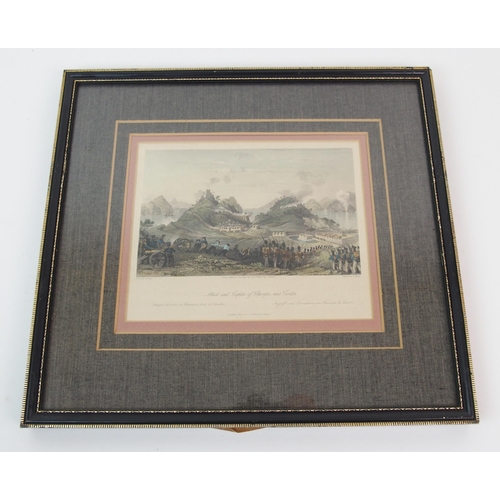 65 - A set of six coloured engravings