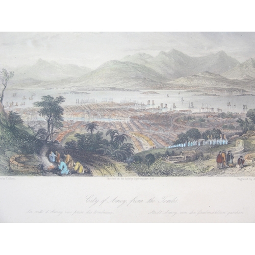 65 - A set of six coloured engravings