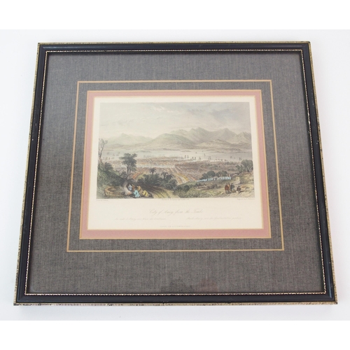 65 - A set of six coloured engravings