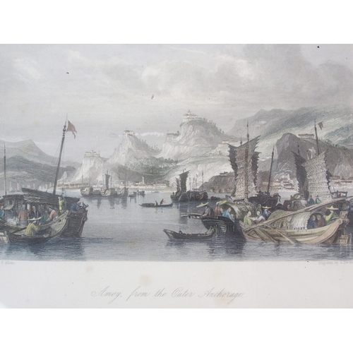 65 - A set of six coloured engravings