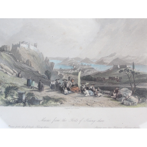 65 - A set of six coloured engravings