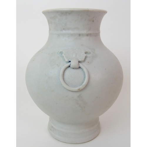 72 - A Chinese powder blue vase