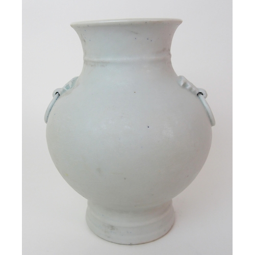 72 - A Chinese powder blue vase