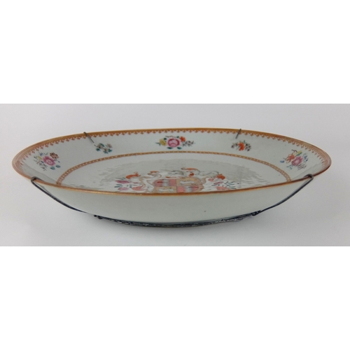 79 - A pair of Chinese export armorial dishes