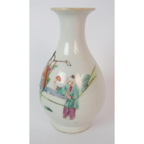 90 - A Chinese baluster vase