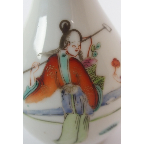 90 - A Chinese baluster vase