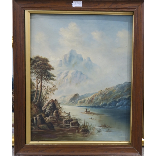 850 - ROBERT DICK Blanefield, signed, watercolour, 27 x 49cm and three others (4)