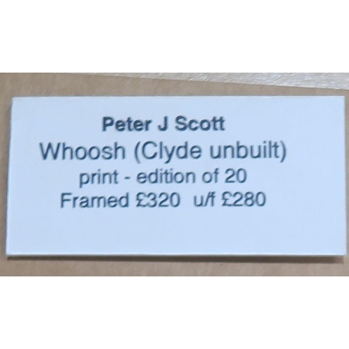 906 - PETER J SCOTT (SCOTTISH CONTEMPORARY)WHOOSH Print multiple, signed lower right, numbered (1/20)... 