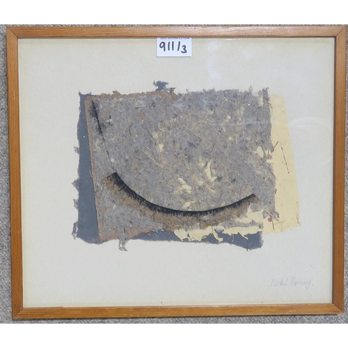 911 - <strong>RICHARD HUNTER RSW (SCOTTISH) </strong><br />DRIED SQUID <br />Mixed media, 51 x 2...