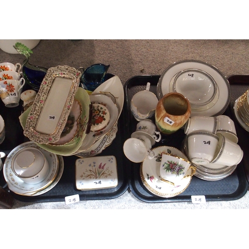 208 - A large collection of tea and tablewares, vases etc