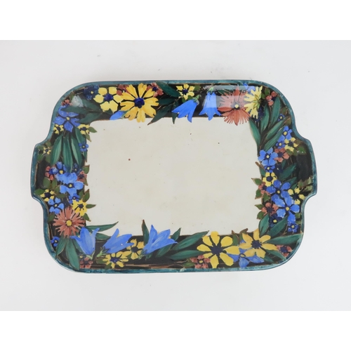 175 - MARY A RAMSAY (1896-1963) FOR STRATHYRE POTTERY A collection of pottery pieces including a rectangul... 