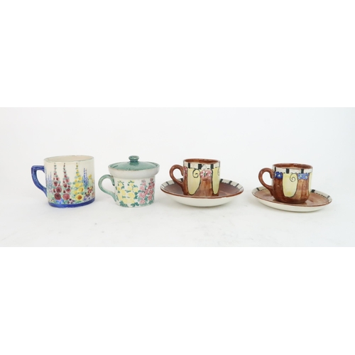 178 - A COLLECTION OF MAK MERRY CERAMICSincluding Cottage Garden pattern mug, two lemon plates, preserve p... 