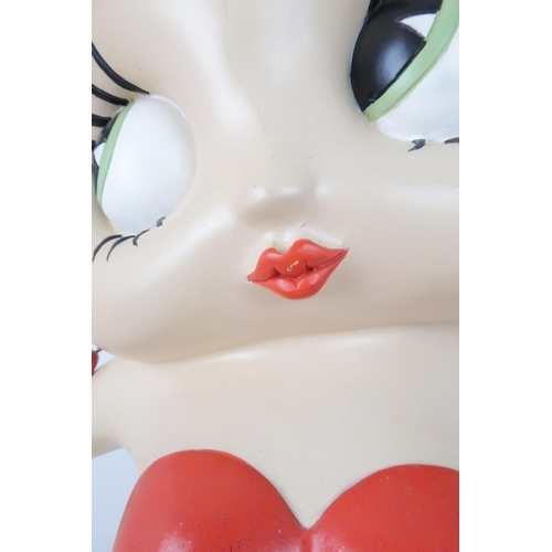 193 - A LARGE BETTY BOOP SHOP DISPLAY FIGUREmodelled in red dress, with boa, 97cm high by King Features Sy... 